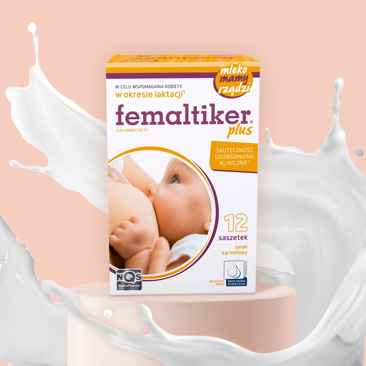 Femaltiker plus smak karmelowy 14 saszetek